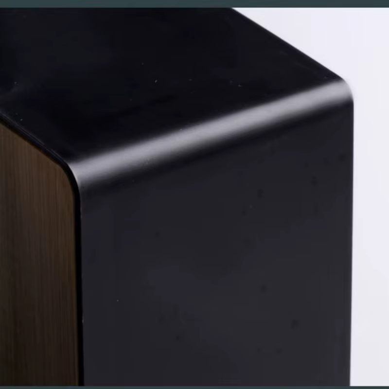 Caja de pañuelos bambú macizo elegante resistente para hogar - imagen 5
