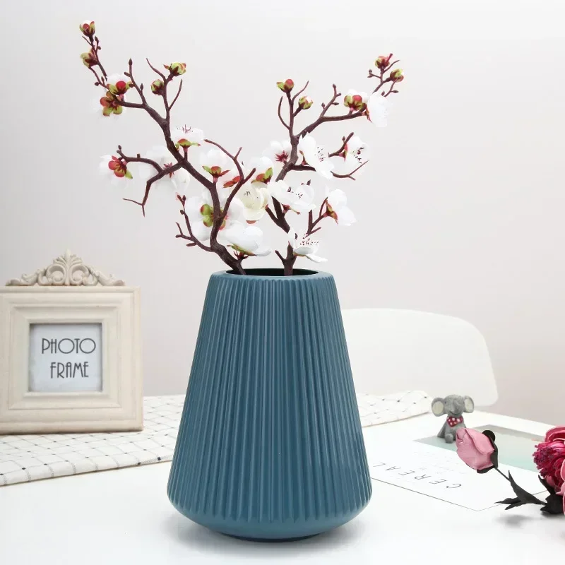 Maceta hidropónica estilo europeo nórdico de plástico para florero - imagen 2