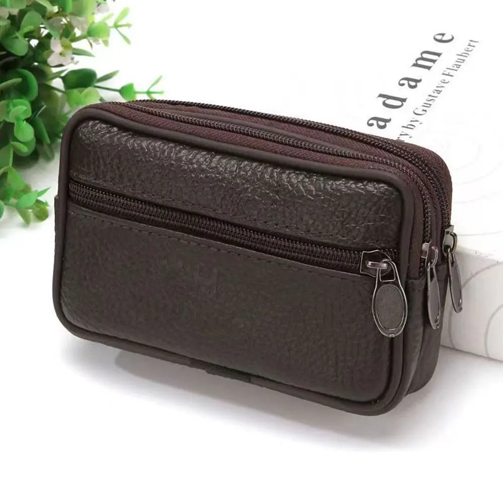 Bolsa de Cintura Impermeable para Teléfono PU cuero multifunción - imagen 2
