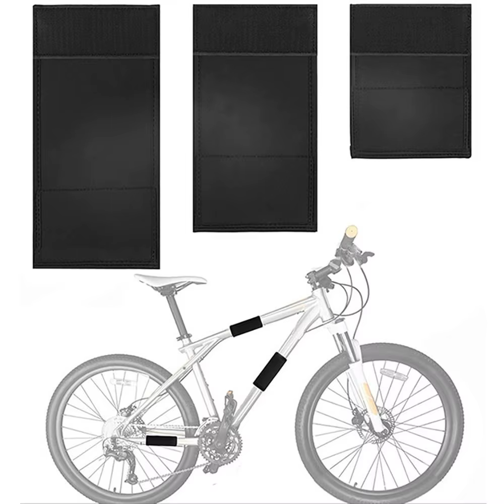 Protector Cuadro Bicicleta Negro – Almohadilla Antirrayazos - imagen 3