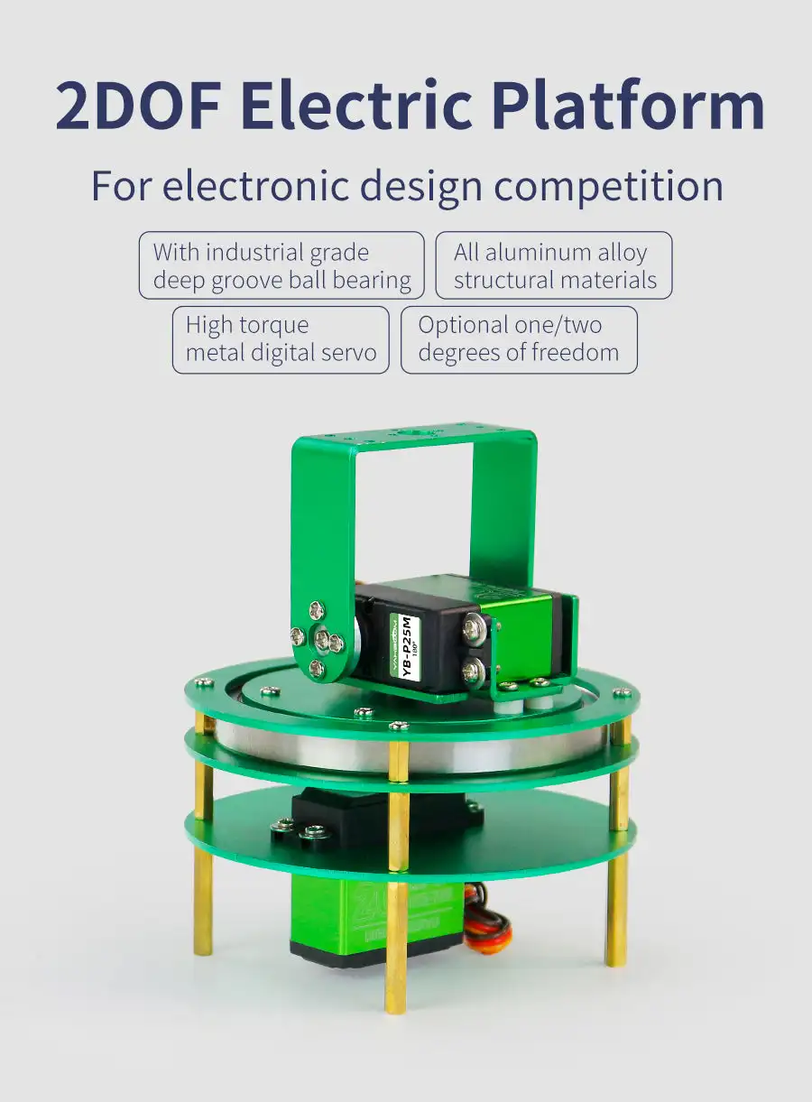 Plataforma Yahboom 2DOF con soporte PTZ
