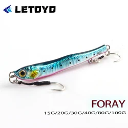 LETOYO señuelo metálico luminoso para atún y pesca en costa