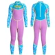 Traje de baño UV manga larga para niña entero surf y snorkel - imagen 5