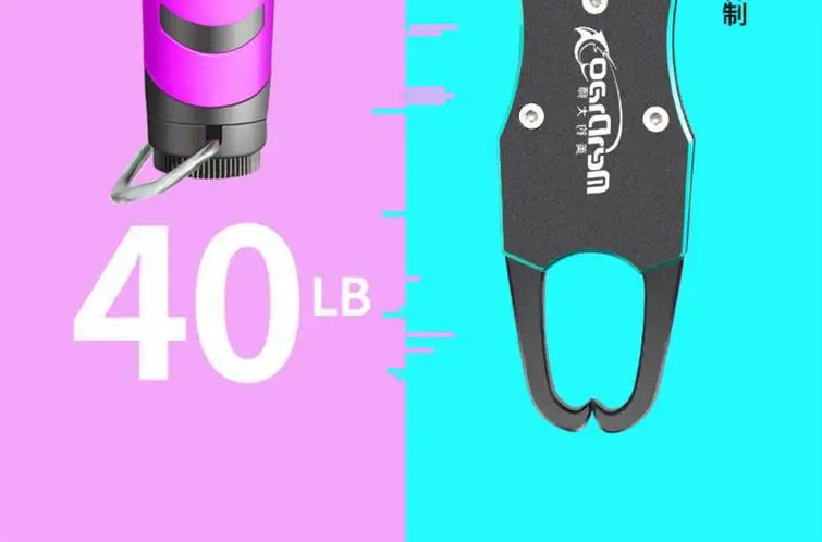 Alicates de pesca luya con pinza extensible para control seguro de peces