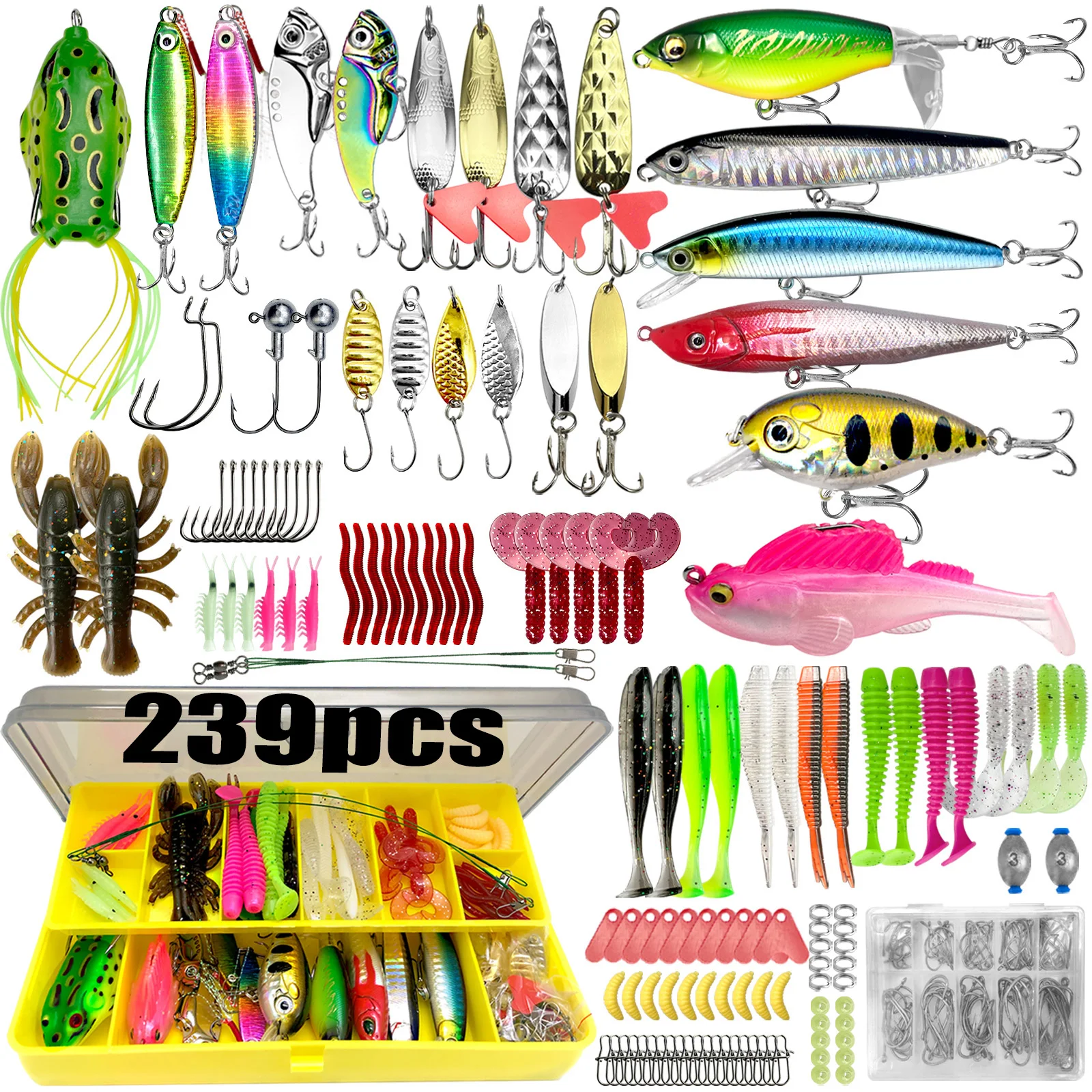 Kit de señuelos de pesca para trucha, lucio y perca - imagen 3