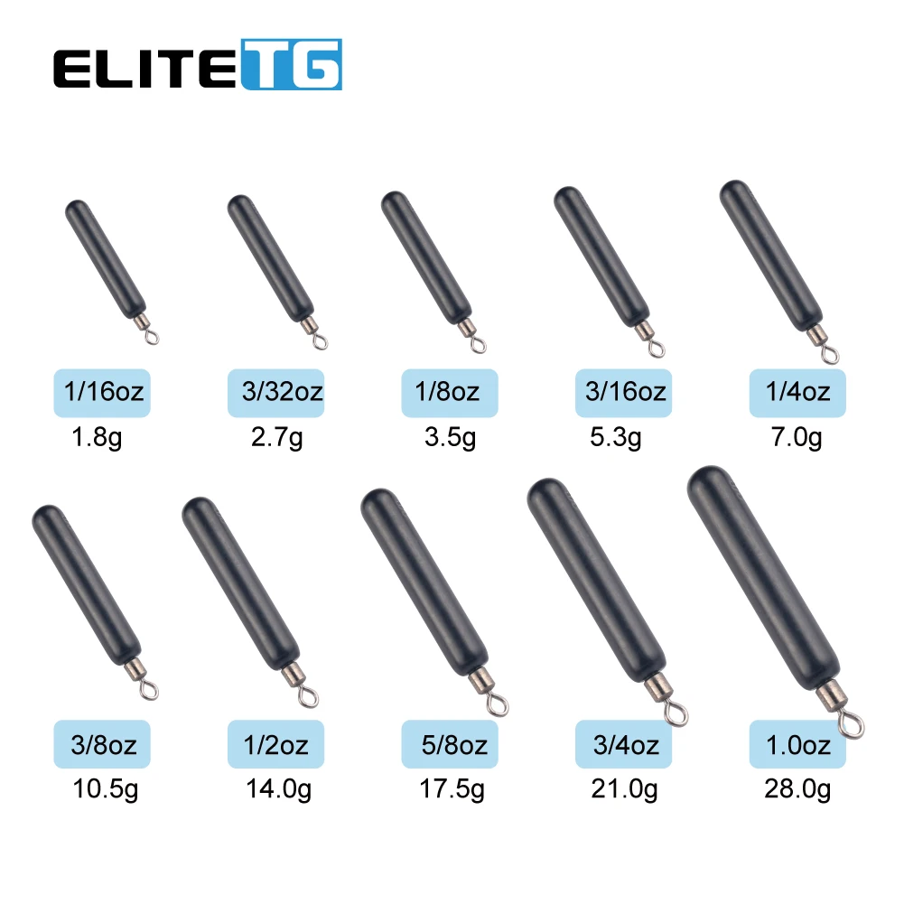 Plomos ELITE TG para aparejo drop shot