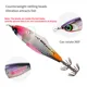 Lure EGI jig con gancho para pesca de calamar luminoso tipo gamba - imagen 5