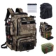 Goture Mochila de pesca impermeable con porta botellas y bolsas