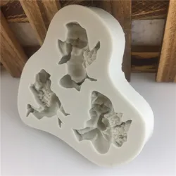 Molde Silicona Ángel 3D – Decoración Pasteles y Galletas