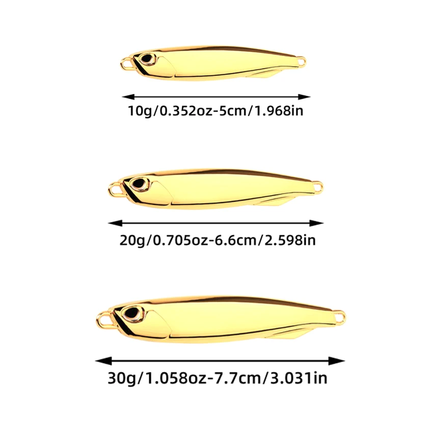Aorace Cuchara Jig Metal 30g – Señuelo para lubina desde costa - imagen 4