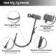 FishTrip Ned Rig Jig Heads – anzuelo tipo hongo para vinilo - imagen 2