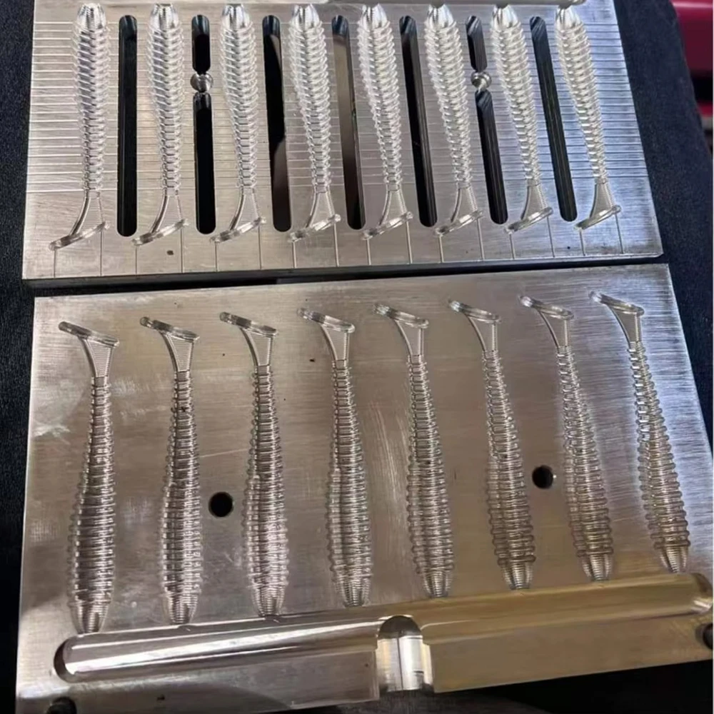 Molde inyección aluminio señuelos natación tipo columpio para vinilo - imagen 5