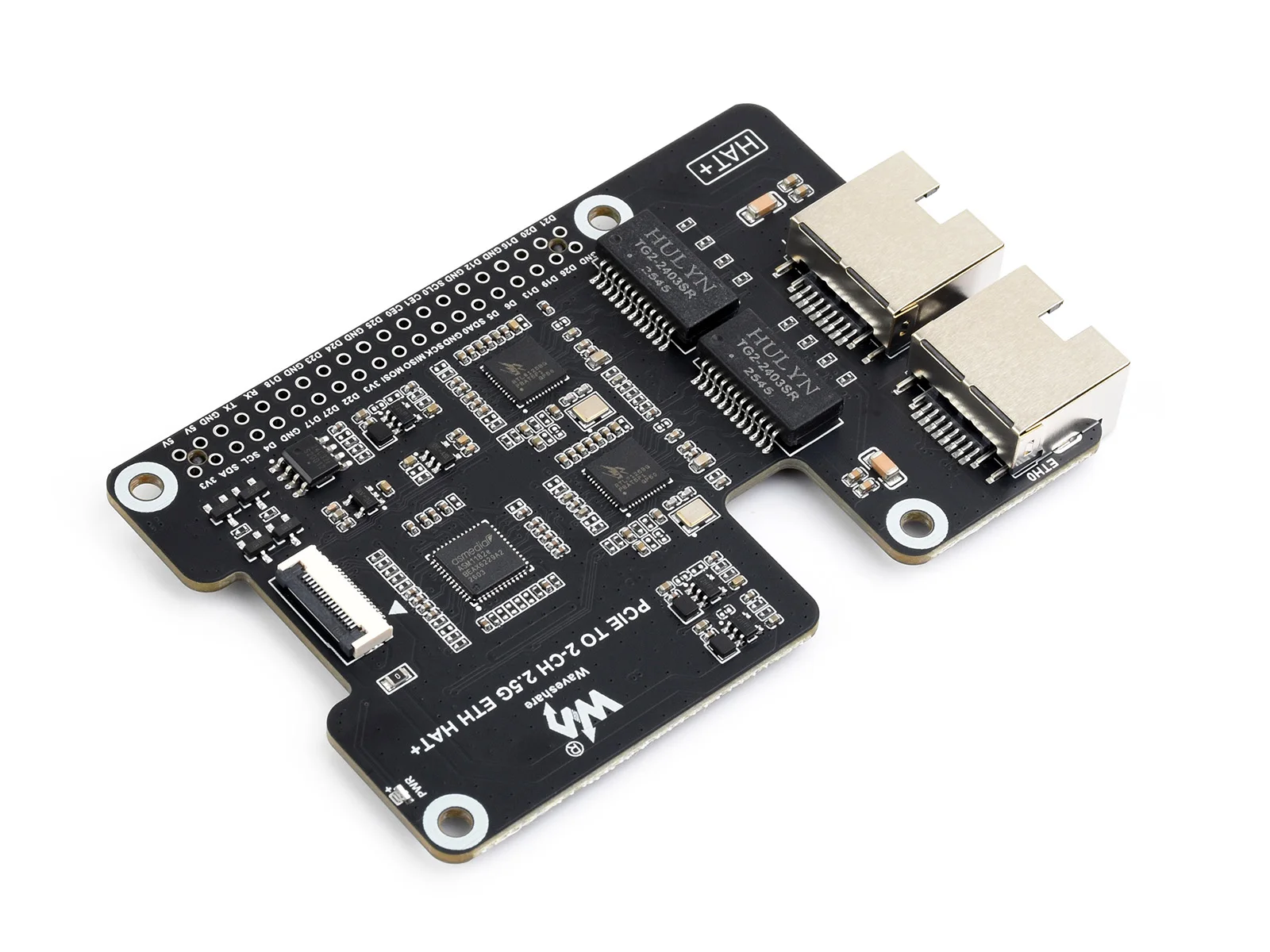 Adaptador Waveshare PCIe a Ethernet 2.5G para Raspberry Pi 5 - imagen 4