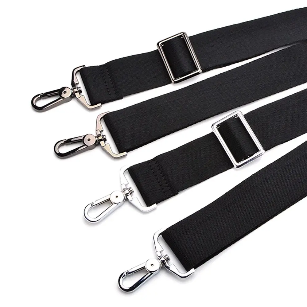 Tasaccessoires Correa de bandolera ajustable de nylon negra - imagen 3