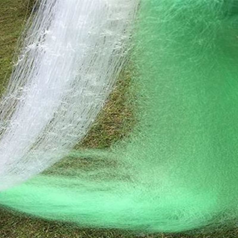 Red de seda verde en nailon para pesca - imagen 4
