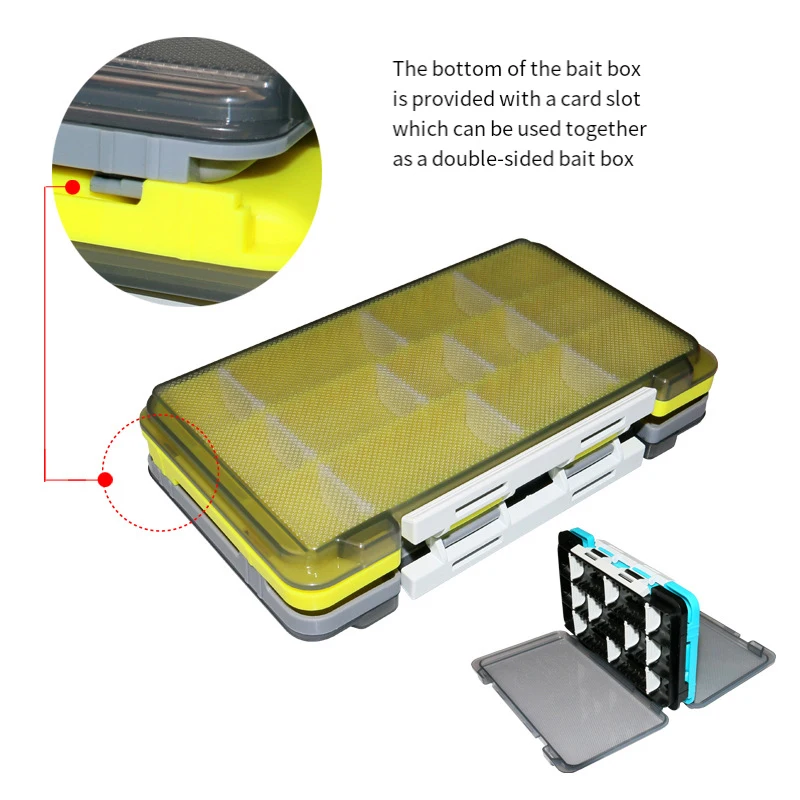 Ejemplo de dos cajas unidas en configuración doble cara