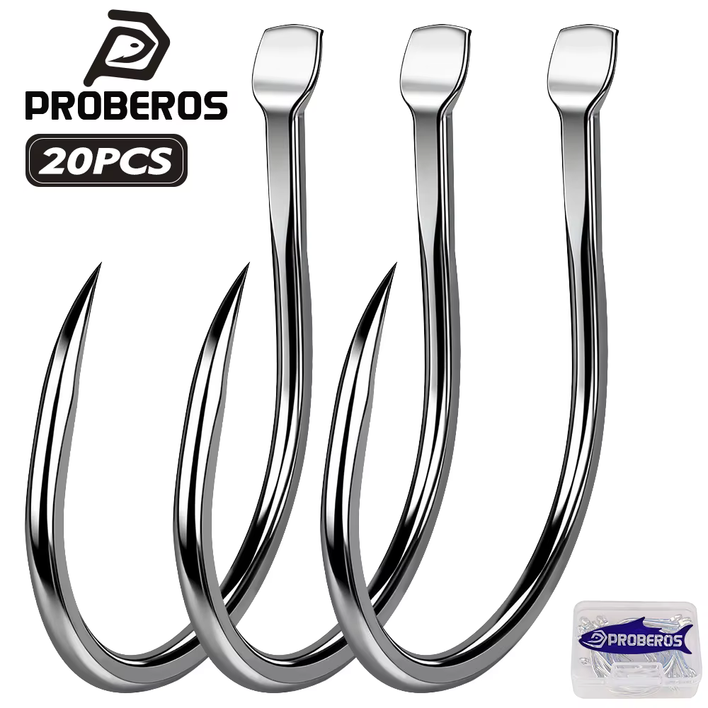 Anzuelos Proberos Alto Carbono con Púa para Lubina - imagen 4