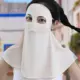 Mascarilla protección solar pesca cubrecara transpirable antipolvo