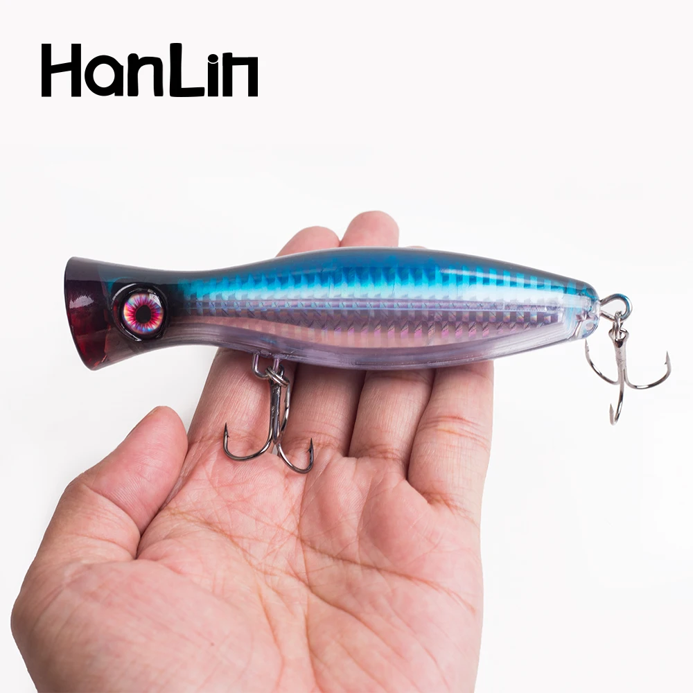 Hanlin Topwater Popper – Señuelo de superficie para lucio - imagen 4