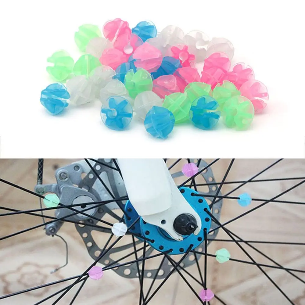 Abalorios seguridad bicicleta con corazones y estrellas multicolor - imagen 5