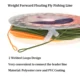 Vtwins línea de mosca flotante weight forward con bucles soldados - imagen 3