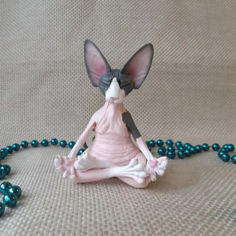 Figura Buda Gato Esfinge – Regalo Original para Pescador - imagen 3