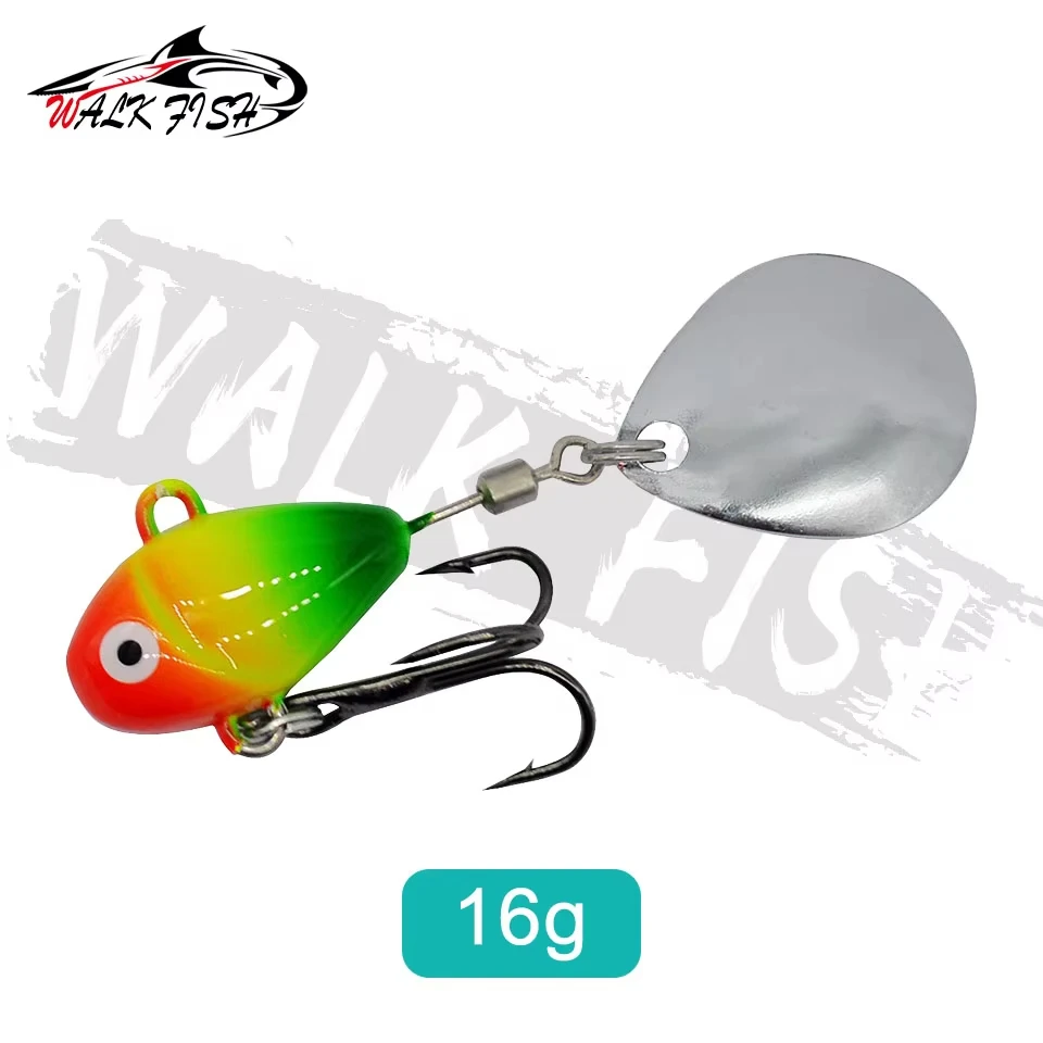 Walk Fish Vib Metal Tail-spinner – Señuelo de vibración para agua dulce - imagen 3