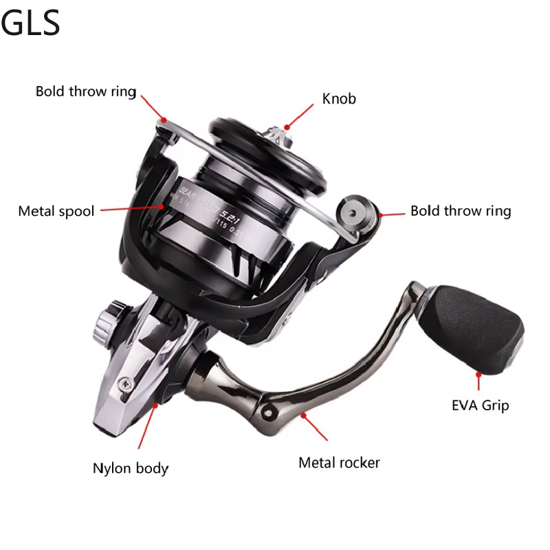 Carrete FT 2000 spinning – 15+1 BB, Ratio 2.5:1 - imagen 3