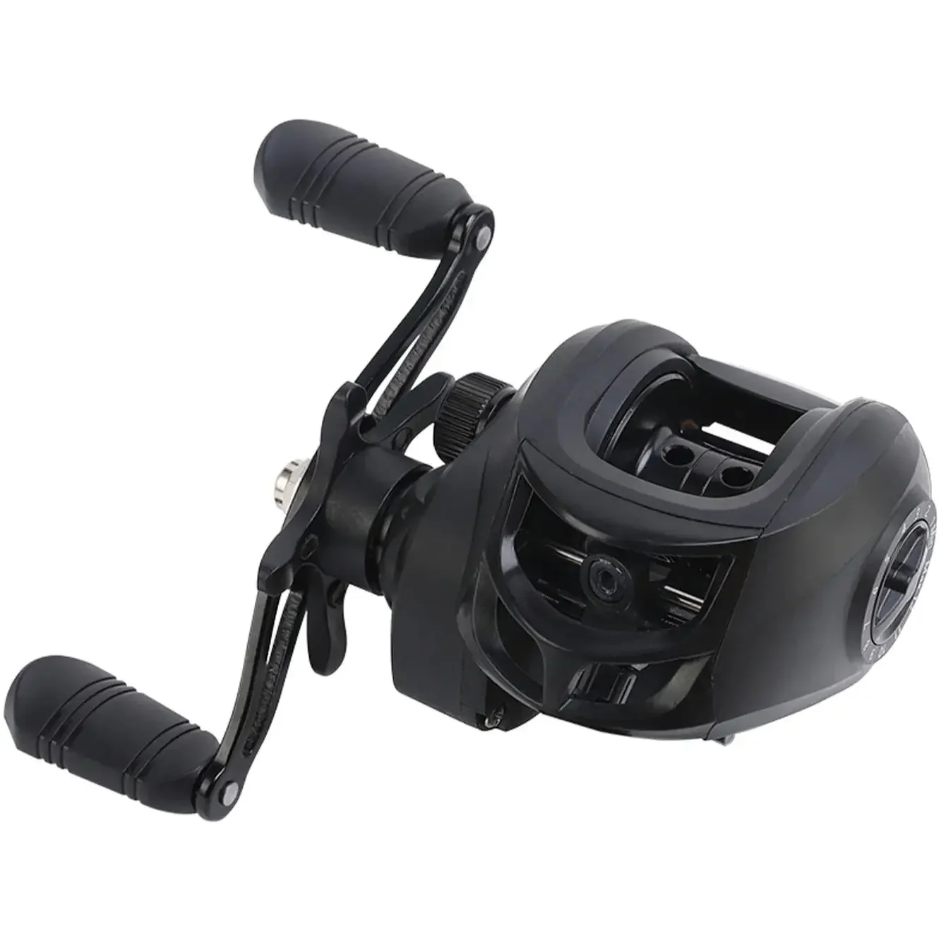 Carrete Baitcasting de Metal Ambidestro 7,2:1 con Freno Magnético