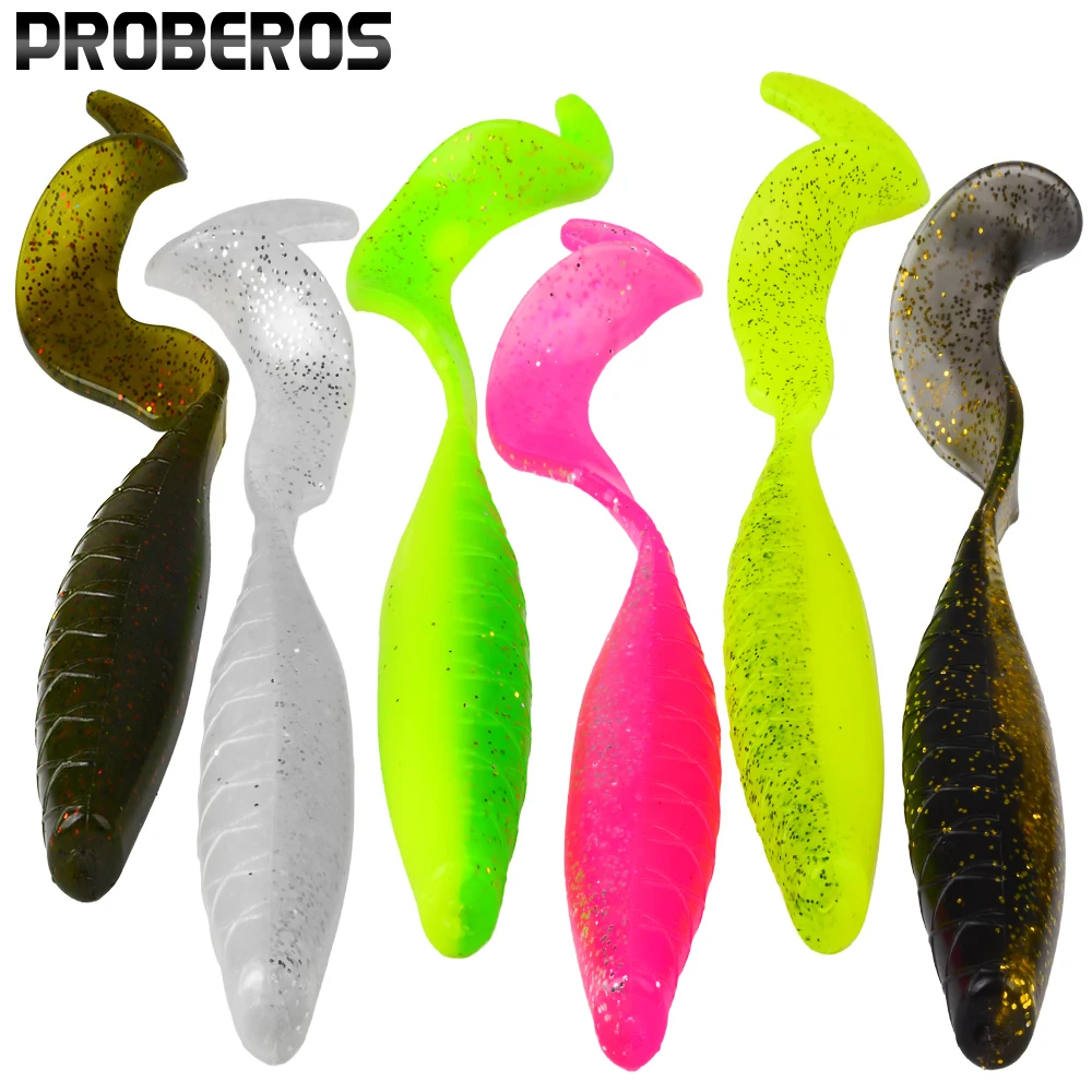 PROBEROS señuelo vinilo cola en T para barracuda – pez suave - imagen 3