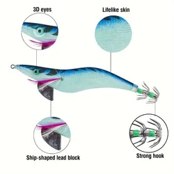 FishTrip señuelo luminoso para pesca mar – Brilla en la oscuridad sepia
