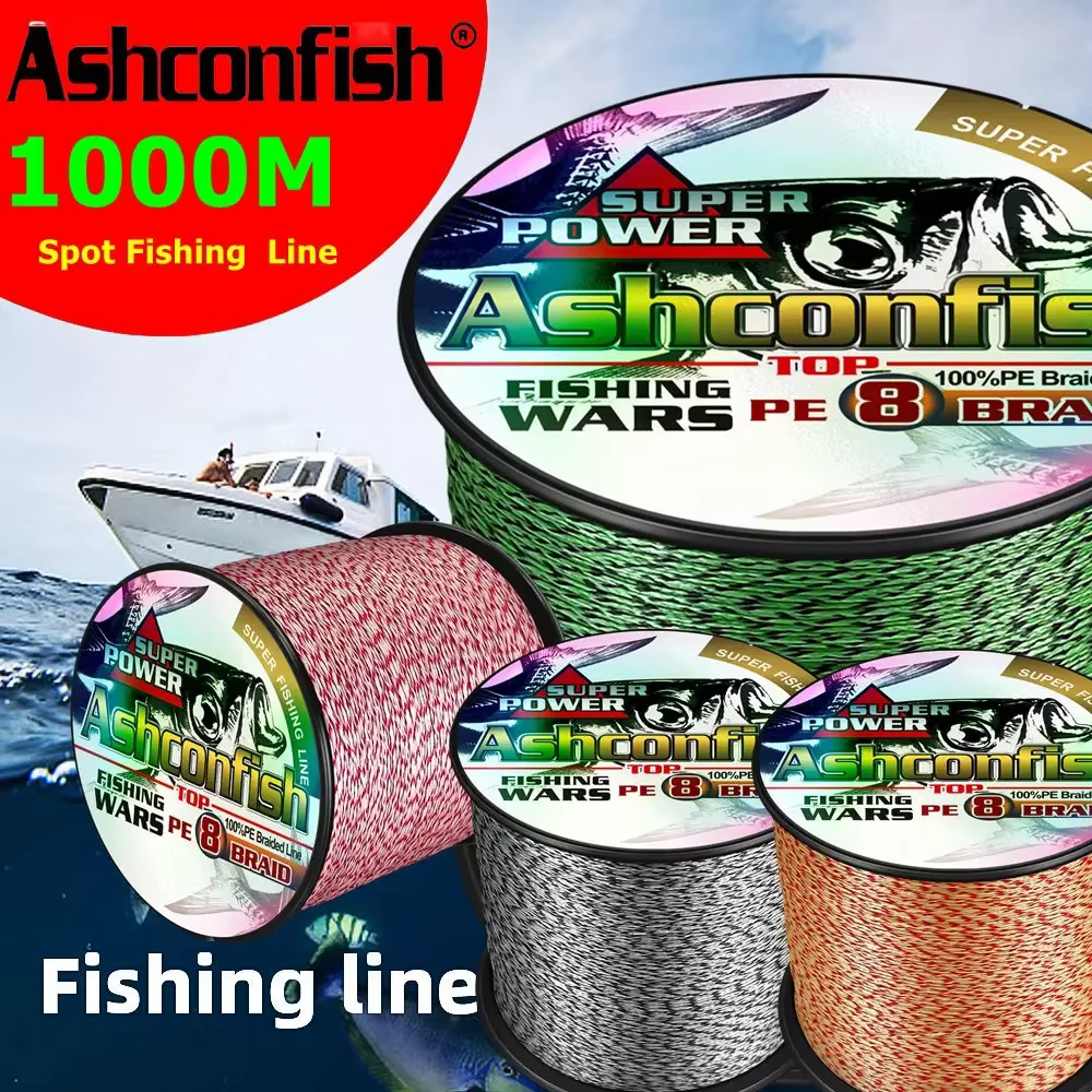 Ashconfish Sedal Trenzado - Línea marina de alta resistencia