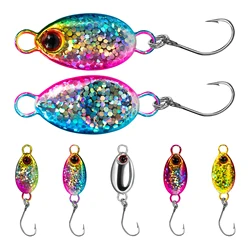 THKFISH Spinner de metal duro tipo cuchara para trucha y lucio