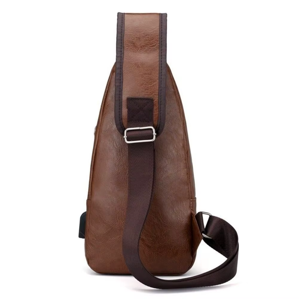 Bolso Bandolera con Puerto USB para Hombre – Viajes y Aire Libre