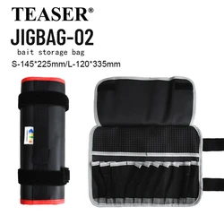 Kit de pesca TEASER con jig y bolsa organizadora de señuelos