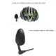 Espejo retrovisor casco bicicleta gran angular ajustable de 360° - imagen 5