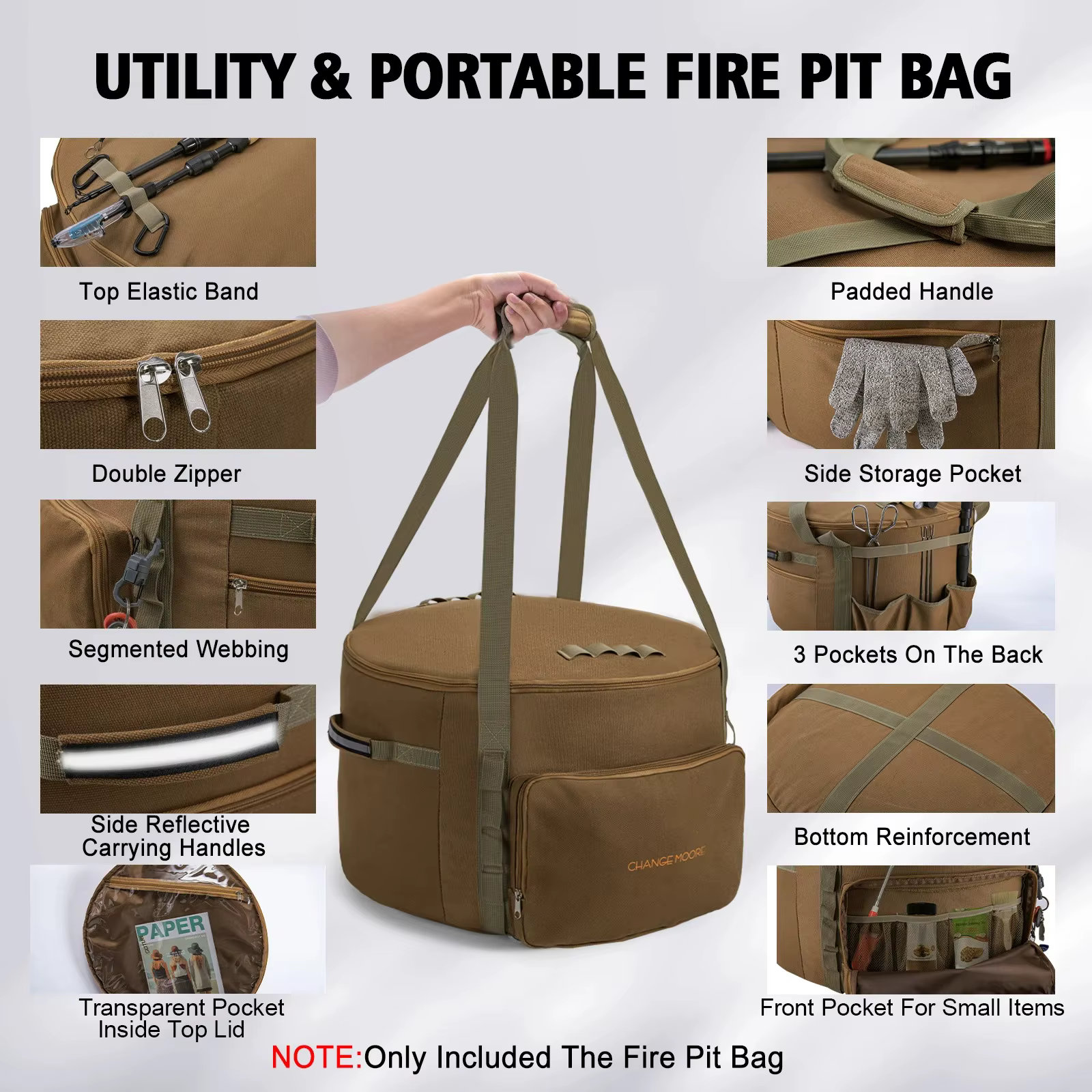 Goture Bolsa de almacenamiento Oxford 210D para acampada y cocina