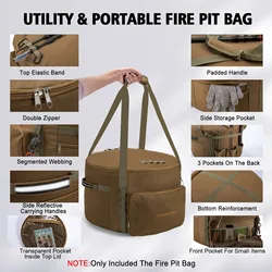 Goture Bolsa de almacenamiento Oxford 210D para acampada y cocina