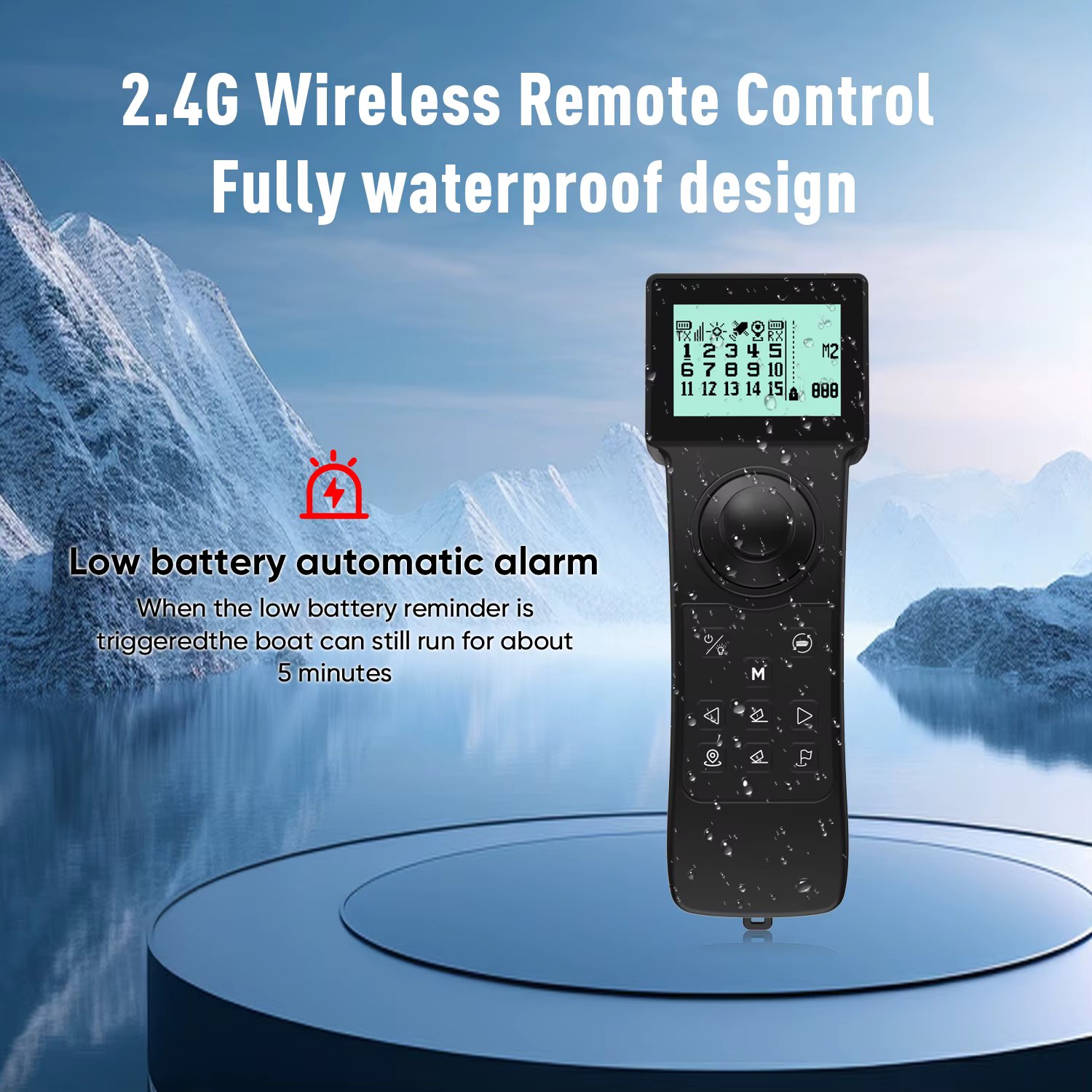Barco cebador GPS LOKEEVAN – Control 2.4G con retorno automático