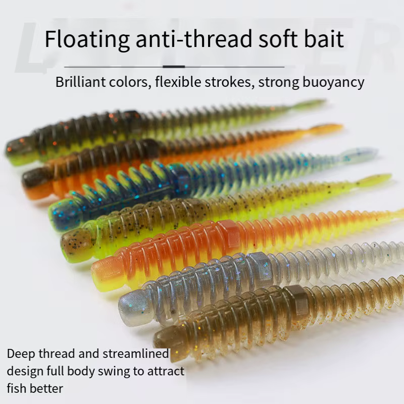 Luya – Señuelos blandos flotantes con sal y olor a pescado - imagen 4