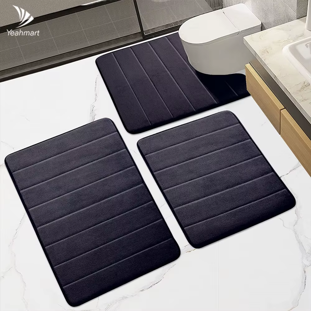 Analfombra de baño viscoelástica antideslizante Extra suave – Súper absorbente - imagen 2