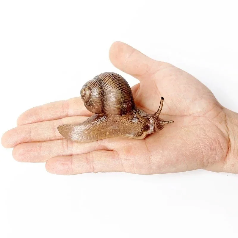 Figura caracol realista resina kawaii para decoración de jardín - imagen 2