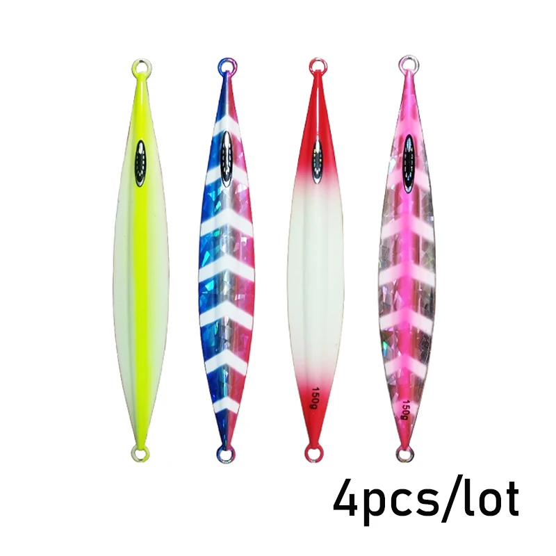 Señuelos de jigging metálicos de caída lenta luminosos - imagen 3