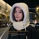 Mascarilla térmica transpirable para frío con visera cortaviento