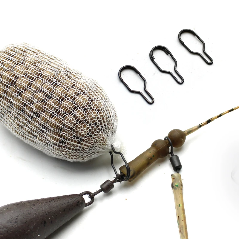 Kit de clips de cebo giratorios Dongbory para pesca de carpa
