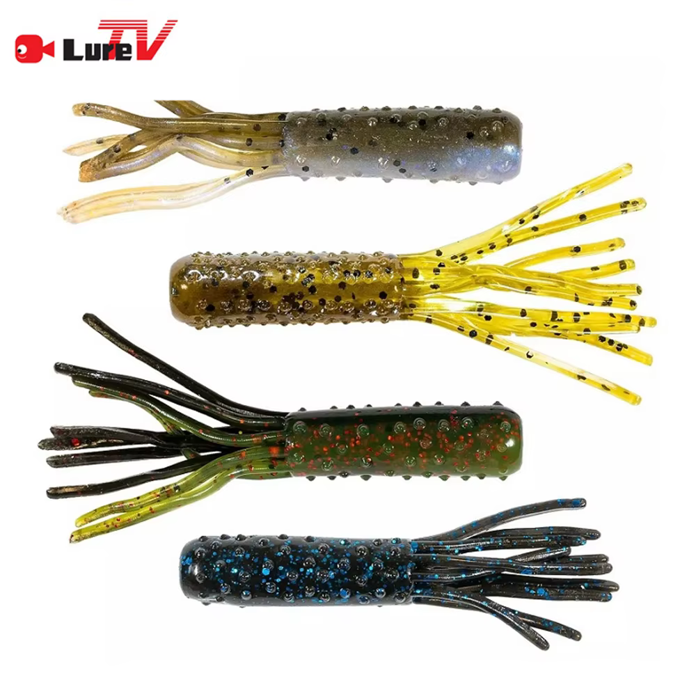 Luretv TRD Tubez – Vinilo flotante tipo tubo para Ned Rig de lubina - imagen 2