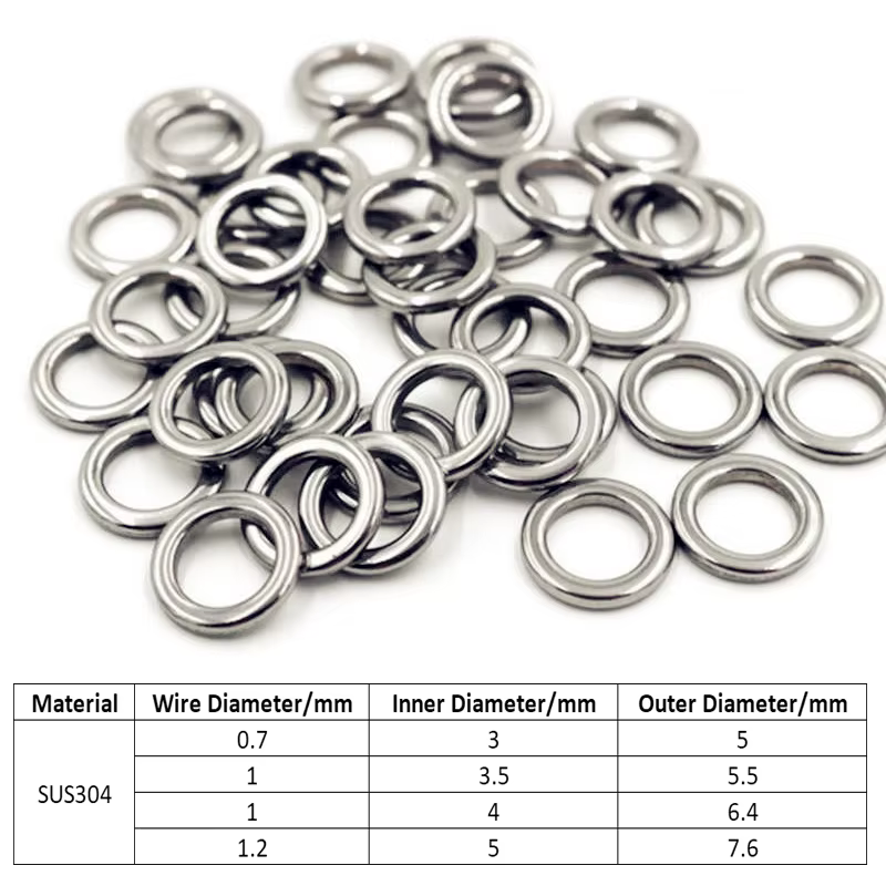 Anillo conexión acero inoxidable 304 para Jigging – Agua salada - imagen 4