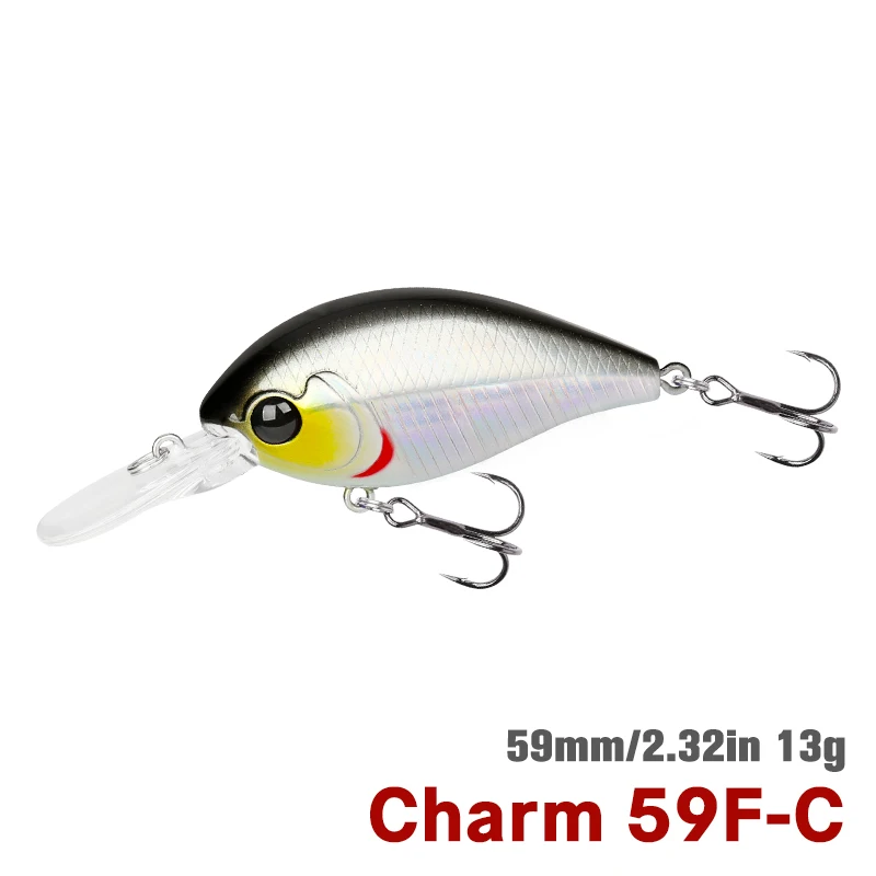 TSURINOYA Charm 59F Crankbait flotante con pala redonda - imagen 2