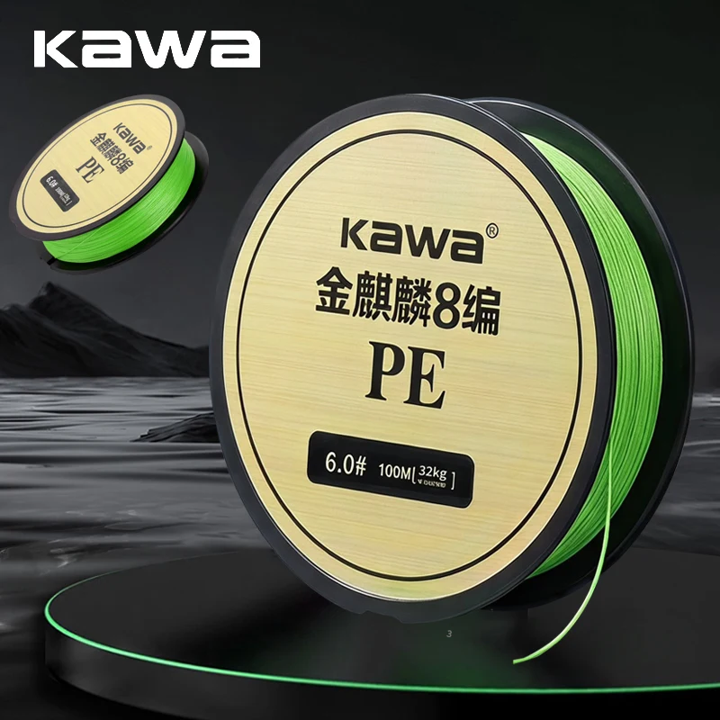 Línea de pesca trenzada Kawa New Fishing PE Verde – suave