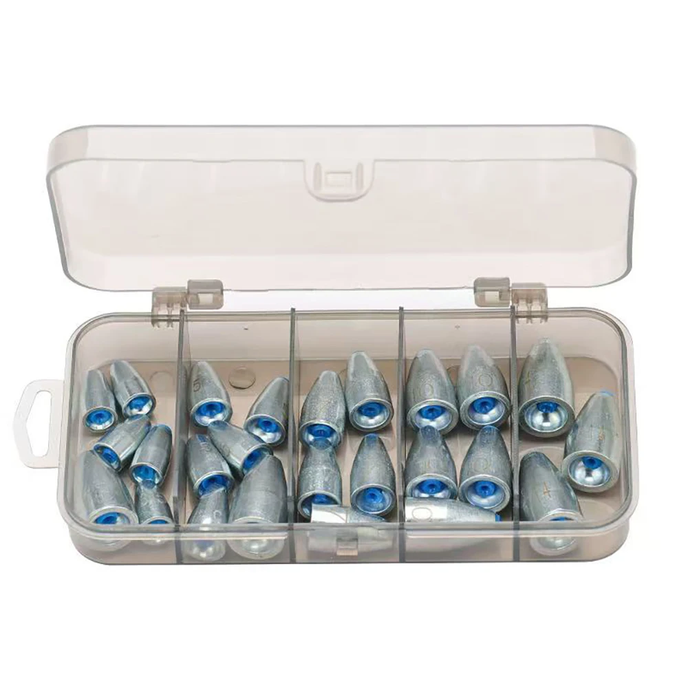 JSFUN Pesas de Plomo Tipo Bala con caja para montaje Texas - imagen 3